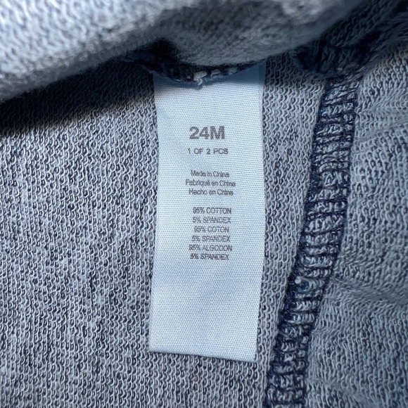 Baby Girls Blue Soft Zippered Peplum Jean Jacket, Size 24M - Picture 3 of 10